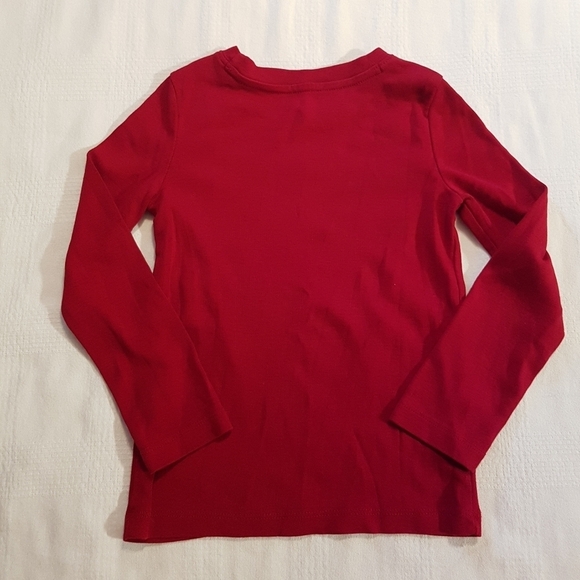 Gymboree boys size xs or 3-4 long sleeved red shirt - Picture 3 of 5